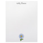 Mother's Flowers · Blue Flower letterhead