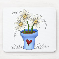 Mother's Flowers · Blue Flower Pot