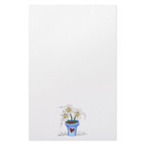 Mother's Flowers · Blue Flower Pot
