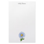 Mother's Flowers · Blue Flower stationery