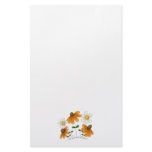 Mother's Flowers · Orange & White Daisies stationery