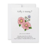 Mother's Flowers · Pink Flowers invitations