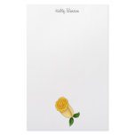 Mother's Flowers · Yellow Rose stationery