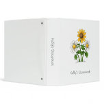 Mother's Flowers · Yellow & White Flowers binders