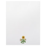 Mother's Flowers · Yellow & White Flowers letterhead