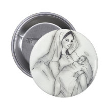 Mother's Love Pinback Button