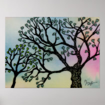 Mother's Love - Trees on Vellum and Watercolor Posters