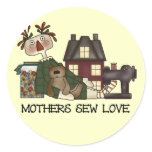 Mothers Sew Love T shirts and Gifts Sticker
