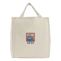 Mothers Watering Can Embroidered Bag