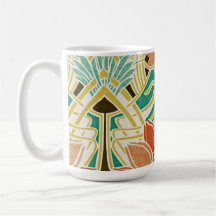 Motif #11 de Nouveau d'art Mugs À Café