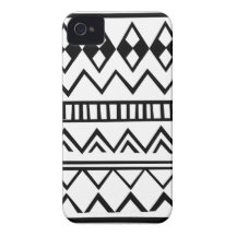 Motif aztèque coques iPhone 4 Case-Mate
