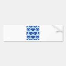 Motif bleu autocollants pour voiture