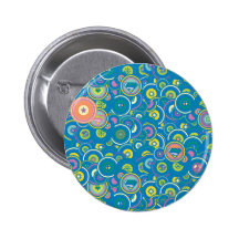 Motif bleu de cercle de Supergirl Badges