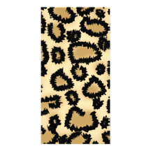 Motif, Brown et noir d'empreinte de léopard Photocartes