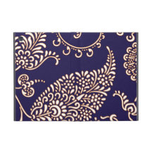 Motif chic floral girly vintage de Paisley de dama Étuis iPad Mini