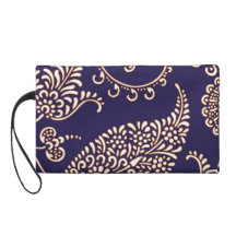 Motif chic floral vintage de soirée de Paisley de  Sac À Main Avec Dragonne