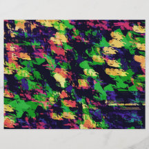 Motif coloré de taches tract