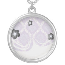 motif crème pourpre de damassé pendentifs personnalisés
