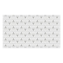 MOTIF d'ART DÉCO dans le GRIS Cartes De Visite Personnelles