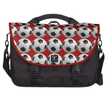Motif de ballon de football sac pour ordinateurs portables