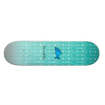 Motif de bulles de requin bleu plateau de skate
