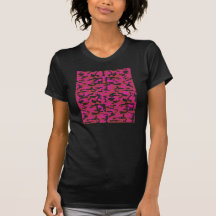 Motif de camo de roses indien t-shirt