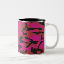 Motif de camo de roses indien tasse à café