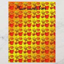 Motif de feuille de chute prospectus