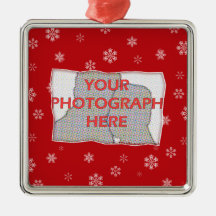 Motif de flocons de neige de Noël rouge et blanc Décoration De Noël