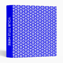 Motif de molette - bleu et blanc