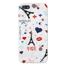 Motif de Paris avec Tour Eiffel Coques iPhone 5