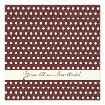 Motif de point crème de polka bristols personnalisés