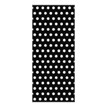 Motif de point noir et blanc de polka. Tacheté Faire-part Personnalisables