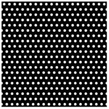 Motif de point noir et blanc de polka. Tacheté Photo Sculptures