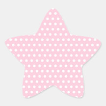 Motif de point rose et blanc de polka. Tacheté Adhésifs