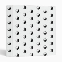 Motif de Yin Yang : Classeur fait sur commande
