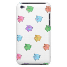 Motif en pastel de porc coque iPod Case-Mate 