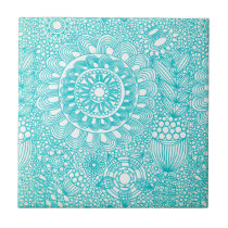 motif floral sensible de trellis carreaux