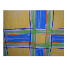 Motif gentil de stripey carte postale