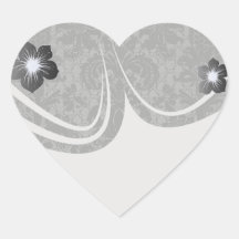 motif gris de damassé de noir de dentelle de faux adhésif