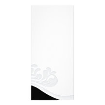 Motif gris de inspiration floral et de damassé carte double customisable