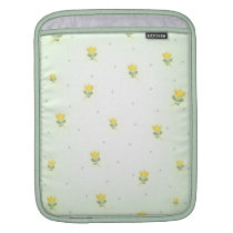 motif jaune minuscule de tulipes housses ipad