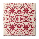Motif minable et chic floral vintage carreaux en céramique