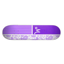 Motif pourpre de Paisley Skateboards Personnalisés