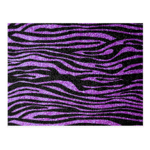 Motif pourpre de rayure de zèbre (scintillement de cartes postales
