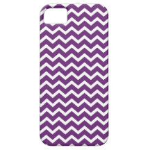 Motif pourpre foncé de chevrons de zigzag coques iPhone 5