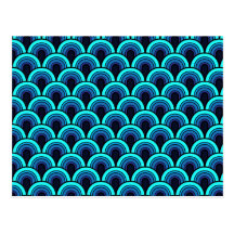 Motif sans couture de carte postale rétro