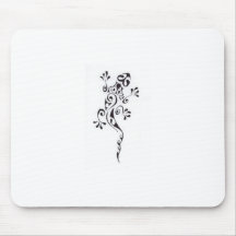 Motif-tatouage-lezard-polyn-sien Mousepad