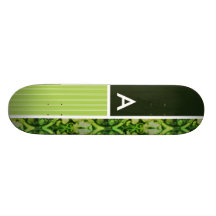 Motif vert vintage skateboards personnalisés