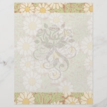 motif vintage de marguerite de marguerites de nouv tract